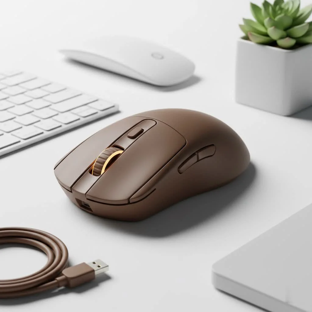 Glorious Model O gaming mouse with honeycomb shell