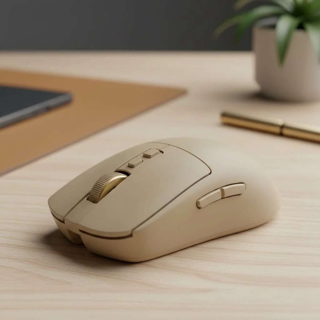 HyperX Pulsefire Haste 2 gaming mouse on a desk