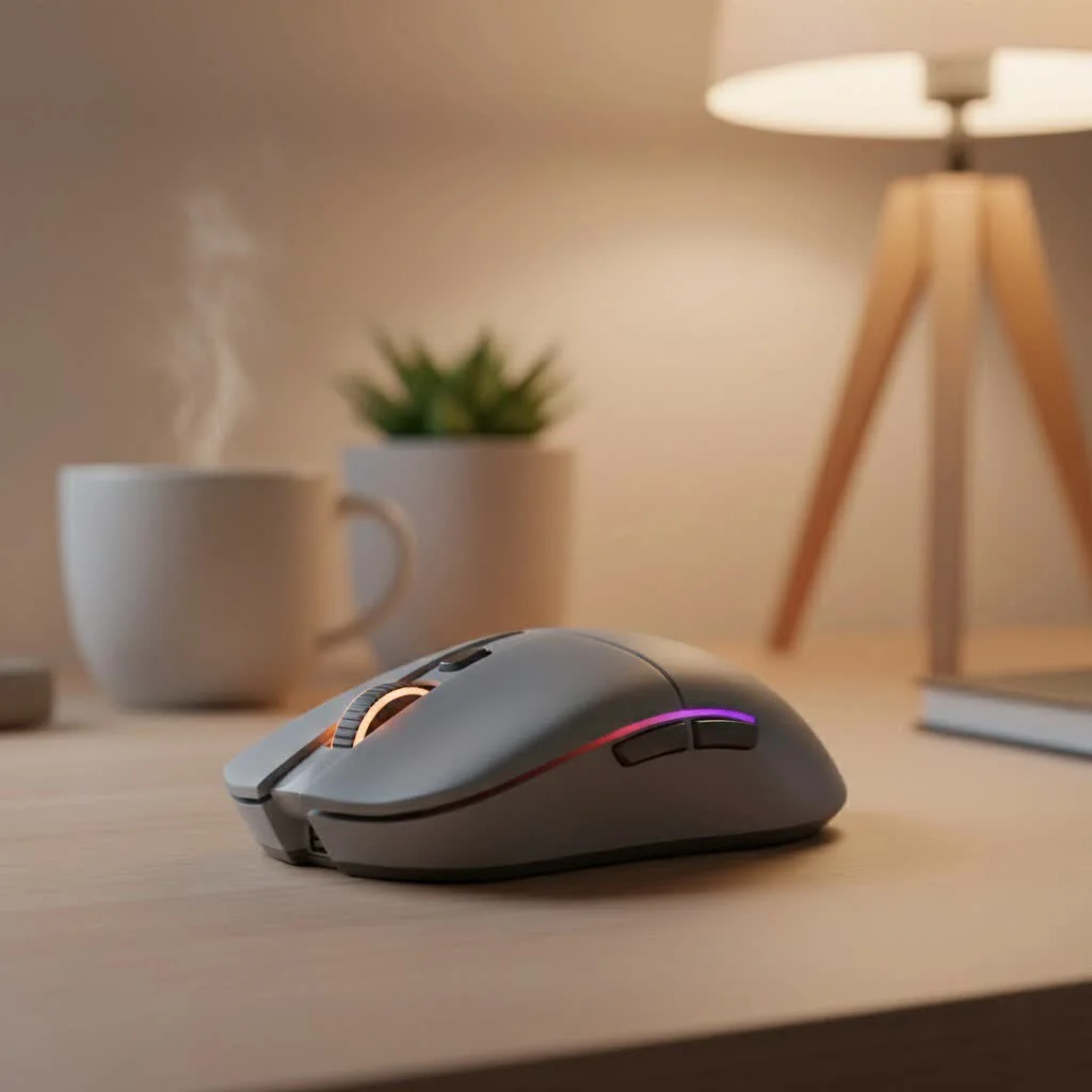 Razer DeathAdder Essential gaming mouse on a desk
